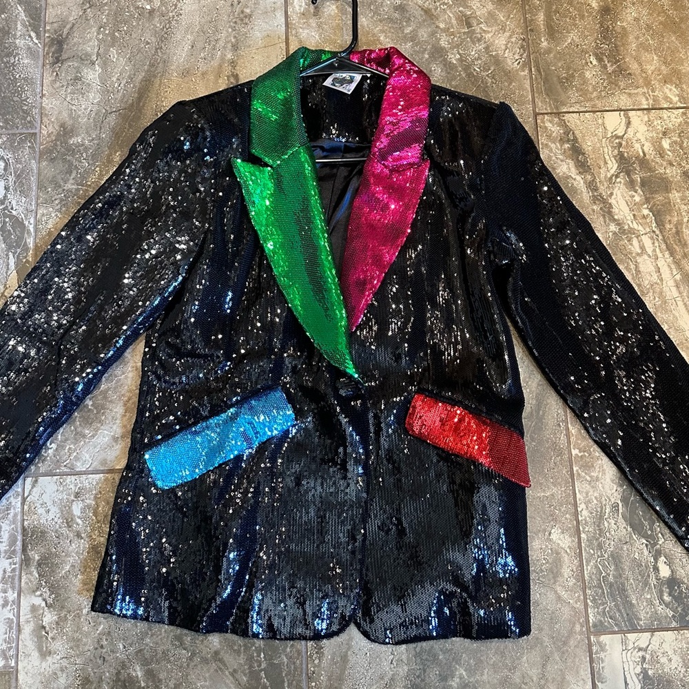 Queen Of Sparkles sequin Blazer